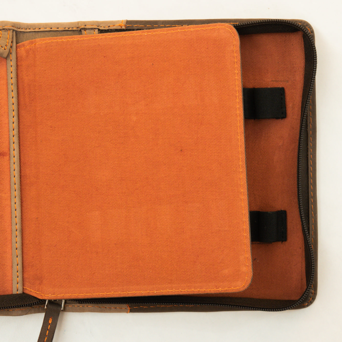 Dee Charles Rawhide Orange 12 Pen Zipper Case
