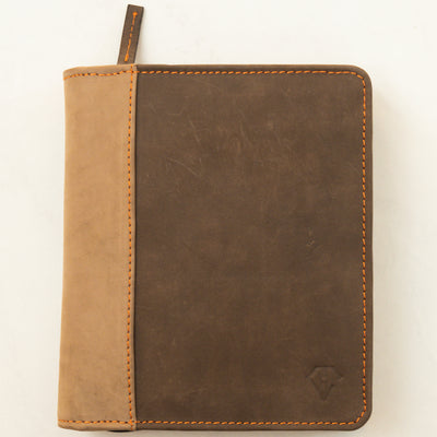 Dee Charles Rawhide Orange 12 Pen Zipper Case