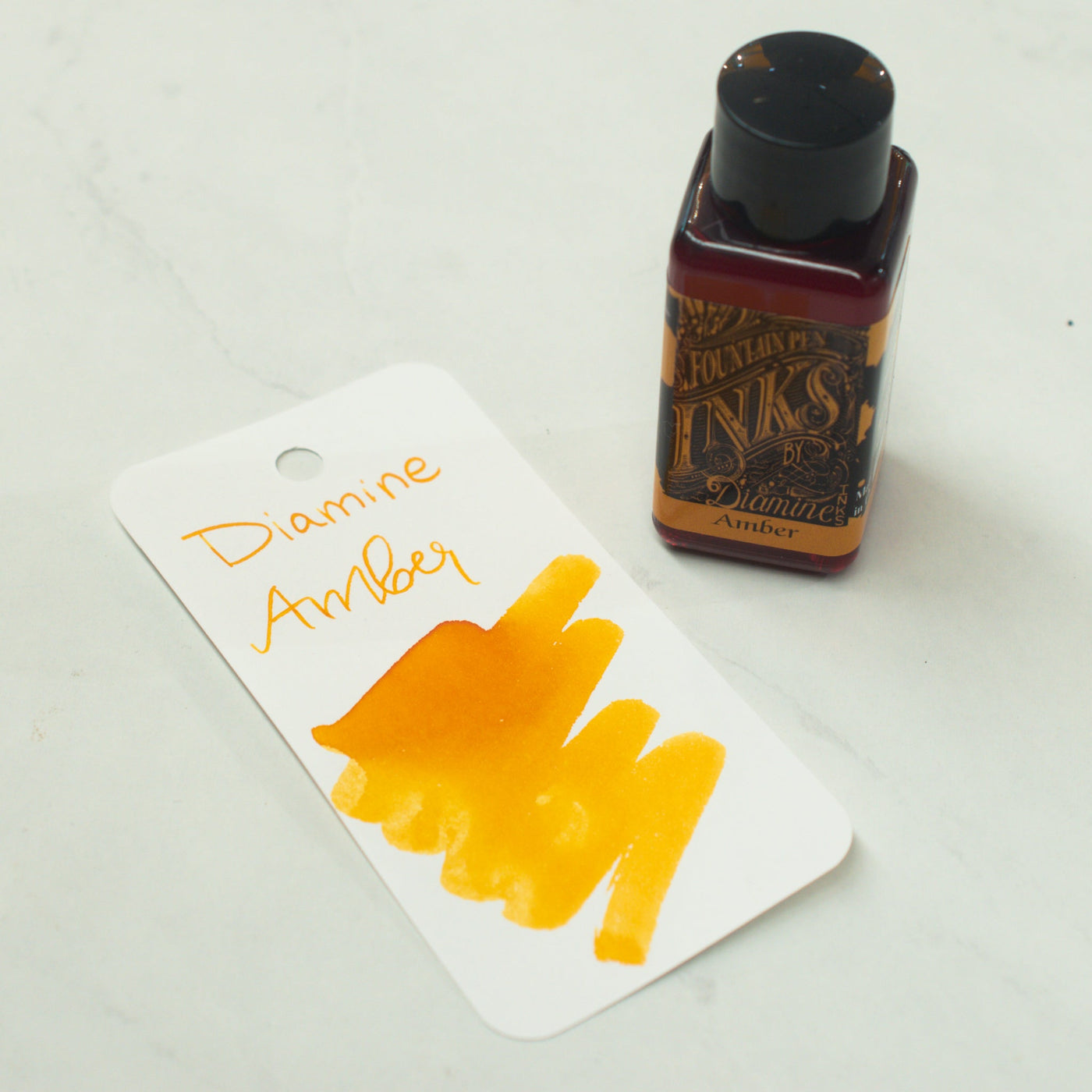 Diamine Amber Fountain Pen Ink Bottle