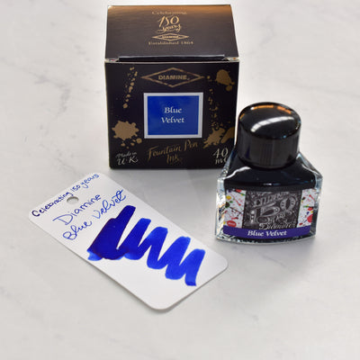 Diamine 150th Anniversary Blue Velvet Fountain Pen Ink Bottle