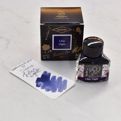 Diamine 150th Anniversary Lilac Night Fountain Pen Ink Bottle