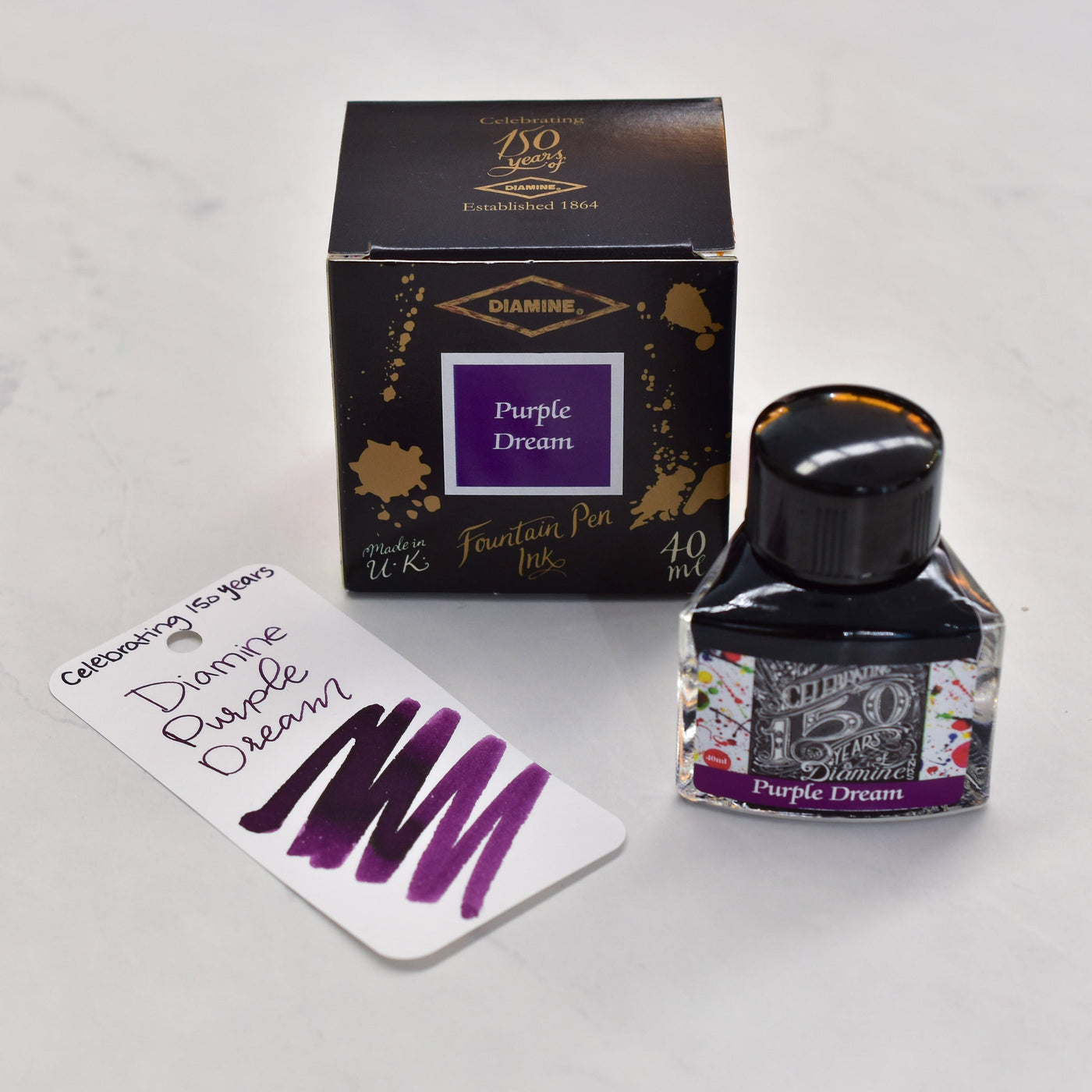 Diamine 150th Anniversary Purple Dream Fountain Pen Ink Bottle