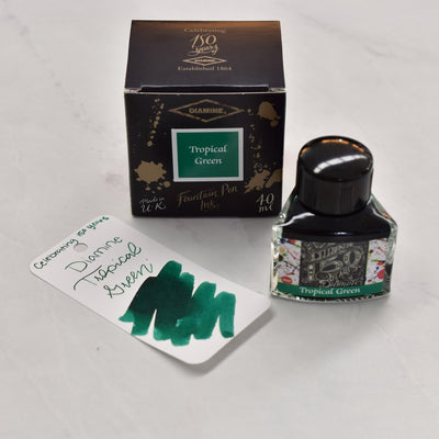 Diamine 150th Anniversary Tropical Green Fountain Pen Ink Bottle