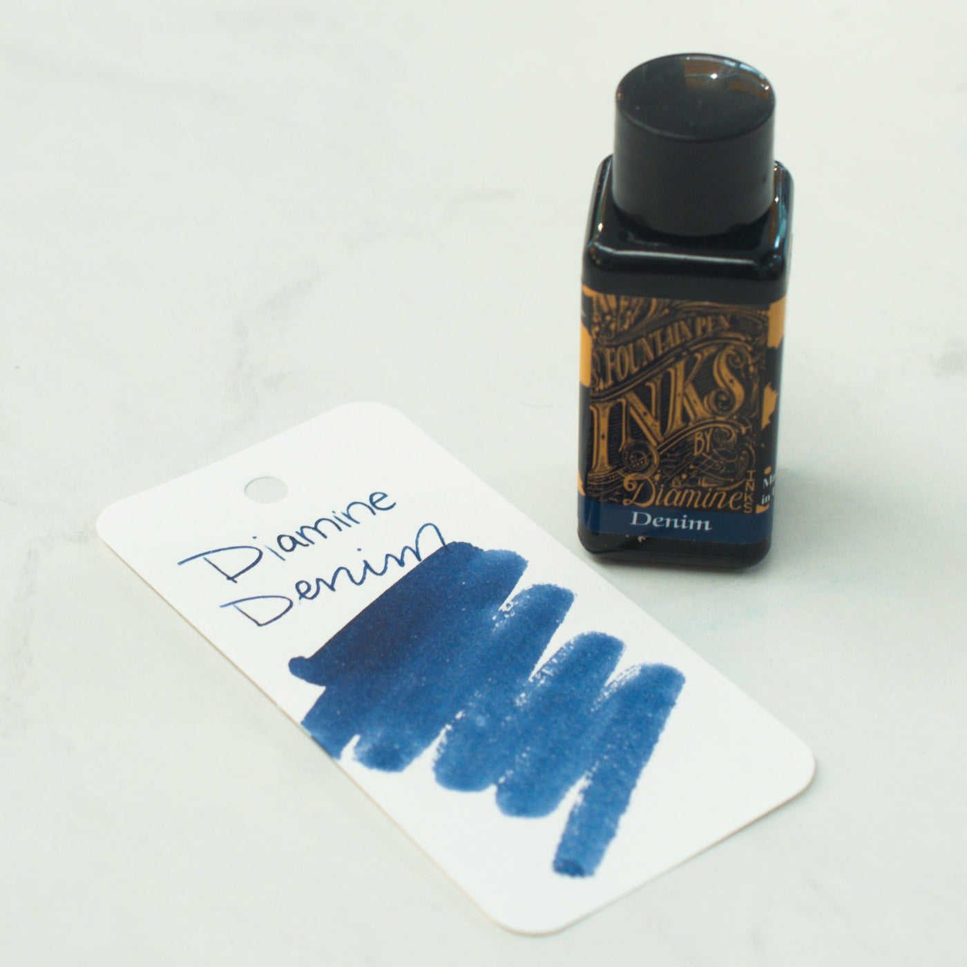 Diamine Denim Blue Fountain Pen Ink Bottle
