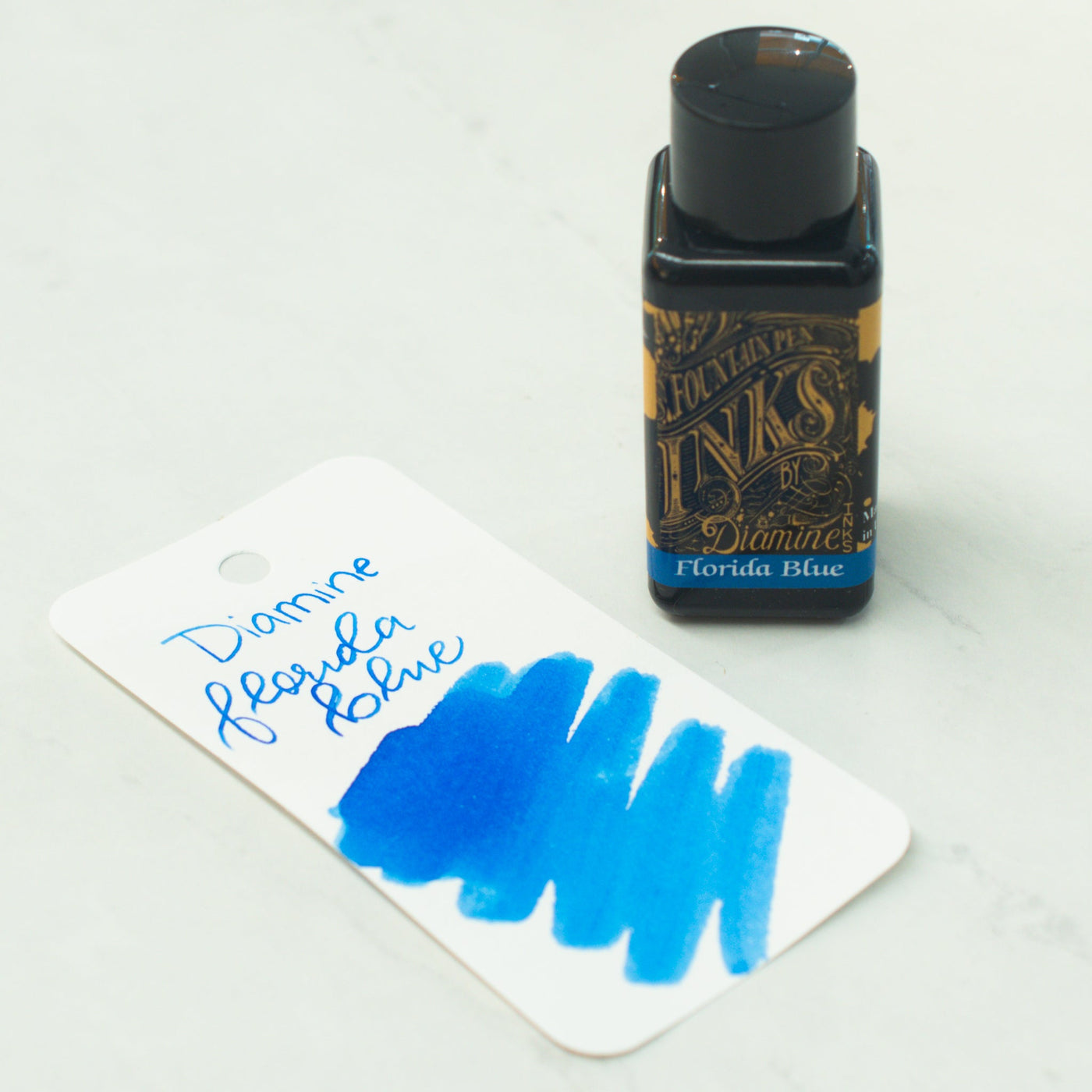 Diamine Florida Blue Fountain Pen Ink Bottle