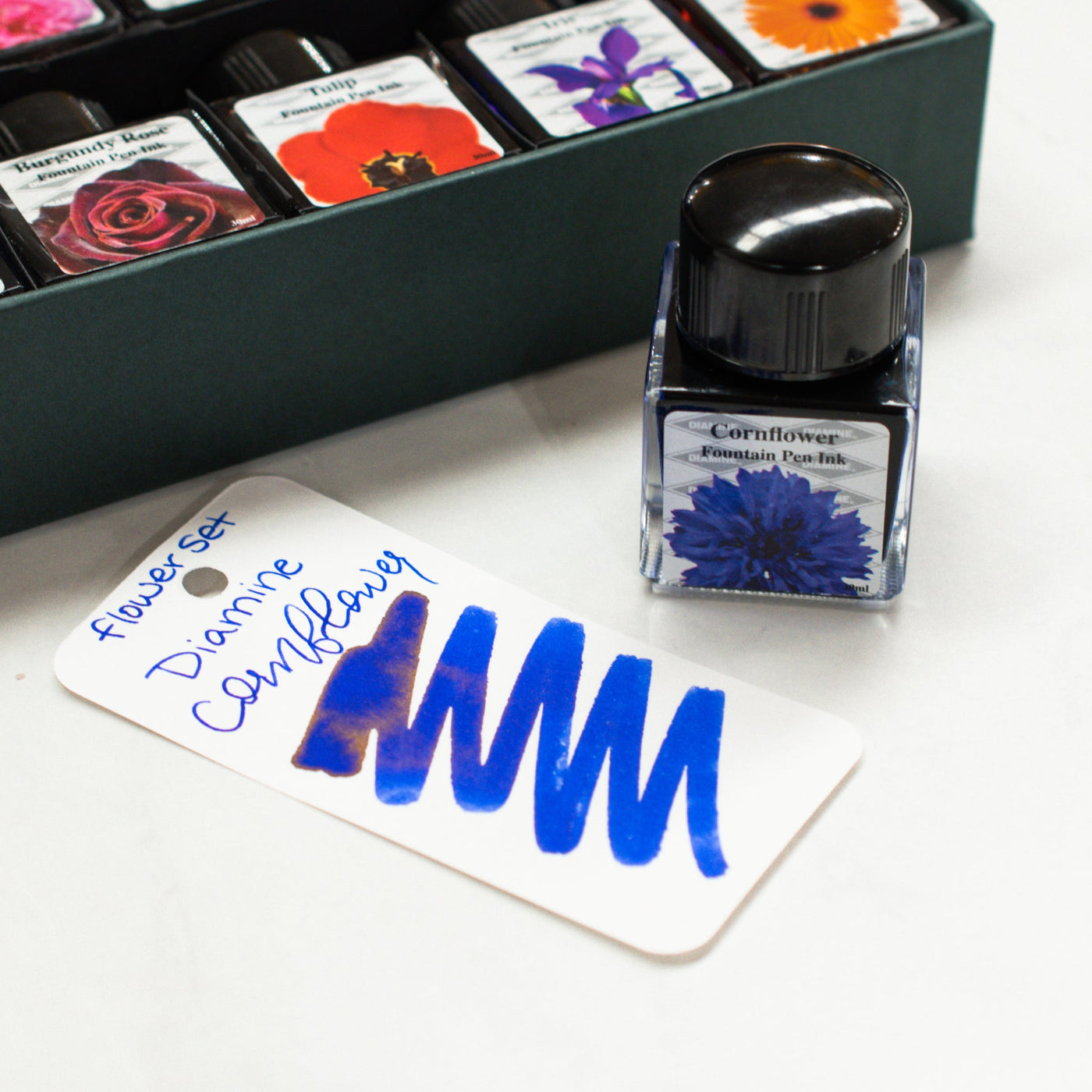 Diamine-Flower-Cornflower-Ink-Bottle