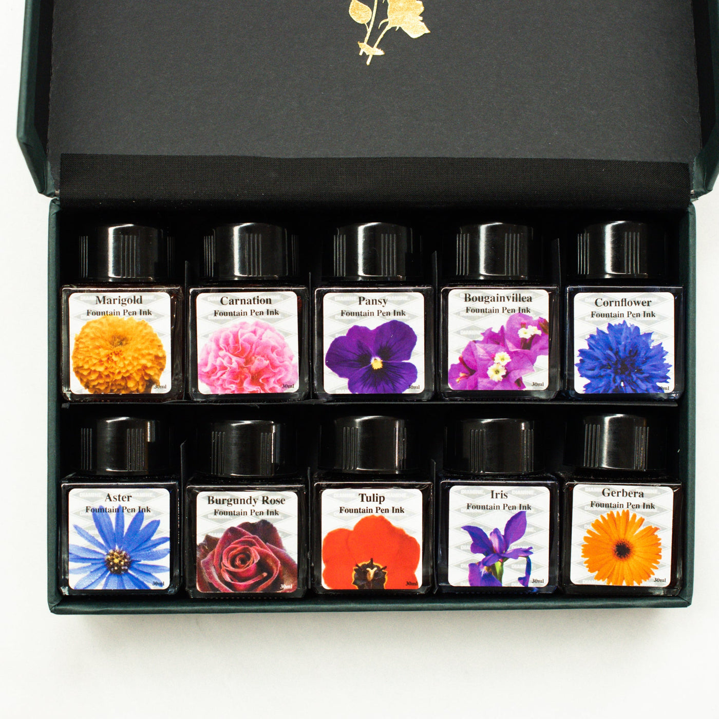 Diamine-Flower-Ink-Bottle-Set-Colors