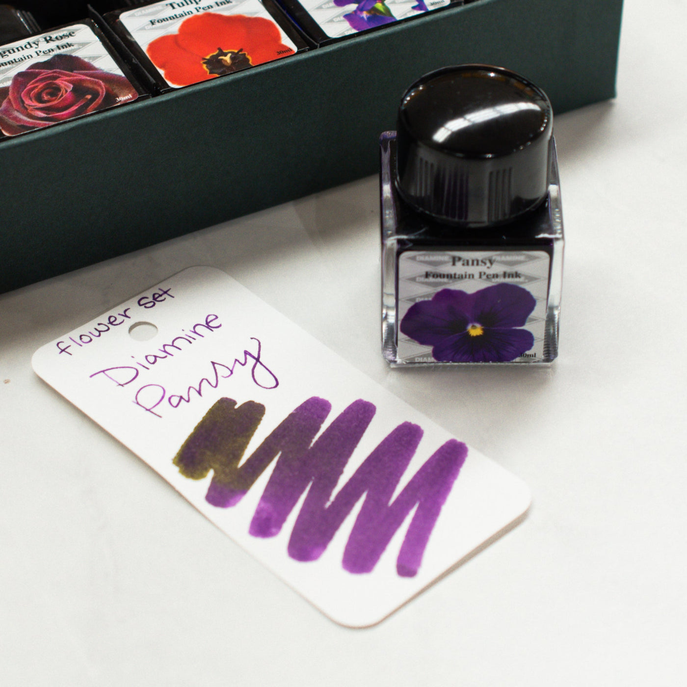 Diamine-Flower-Pansy-Ink-Bottle