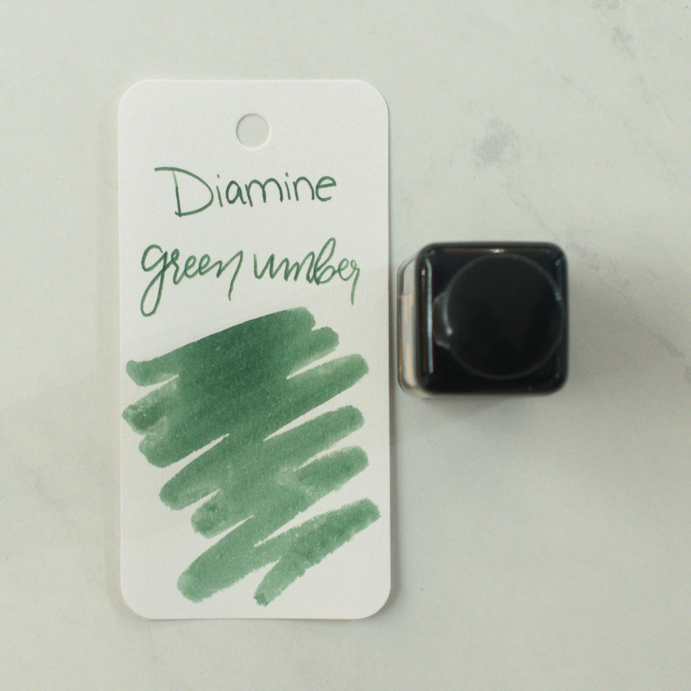 Diamine Charcoal Green Ink
