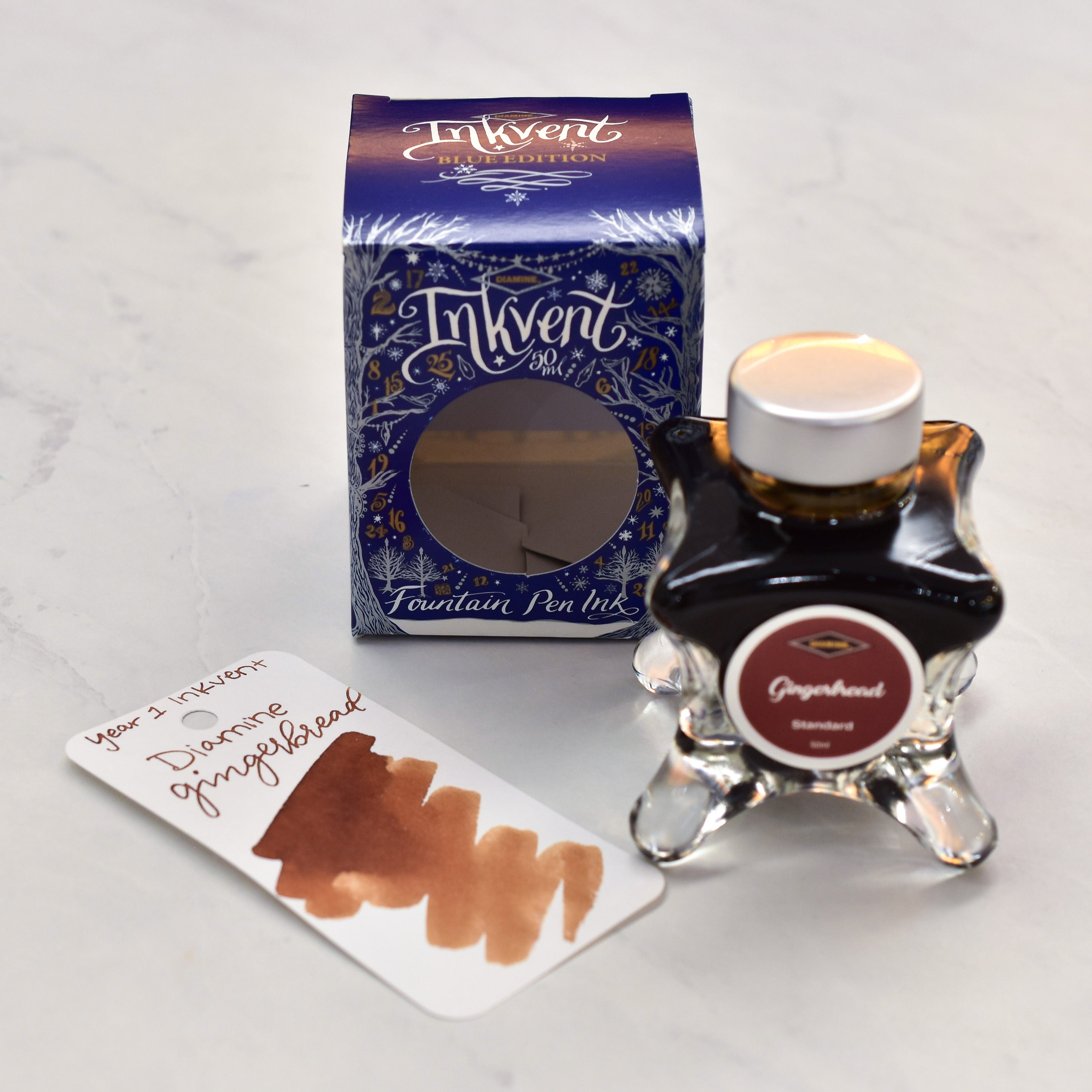 Gingerbread Ink Diamine Inkvent Year 1 Gingerbread Ink Bottle – Truphae