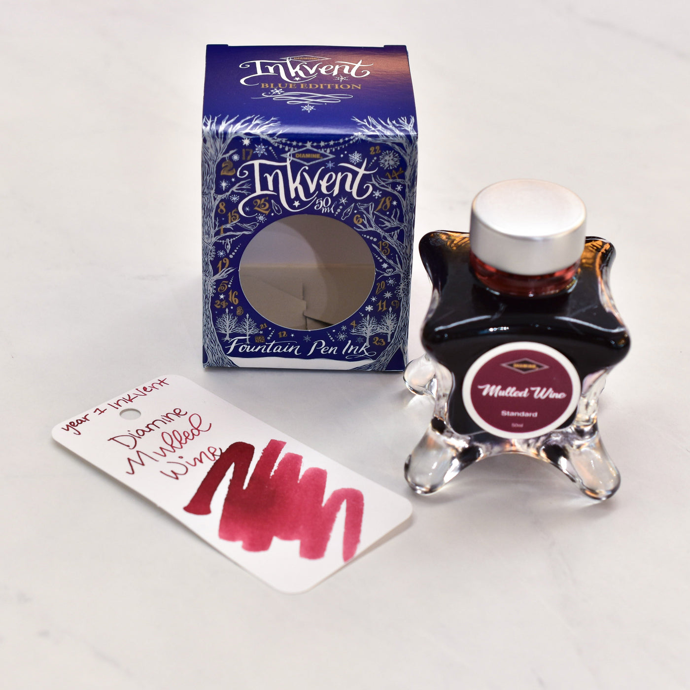 Diamine Inkvent Year 1 Mulled Wine Fountain Pen Ink Bottle