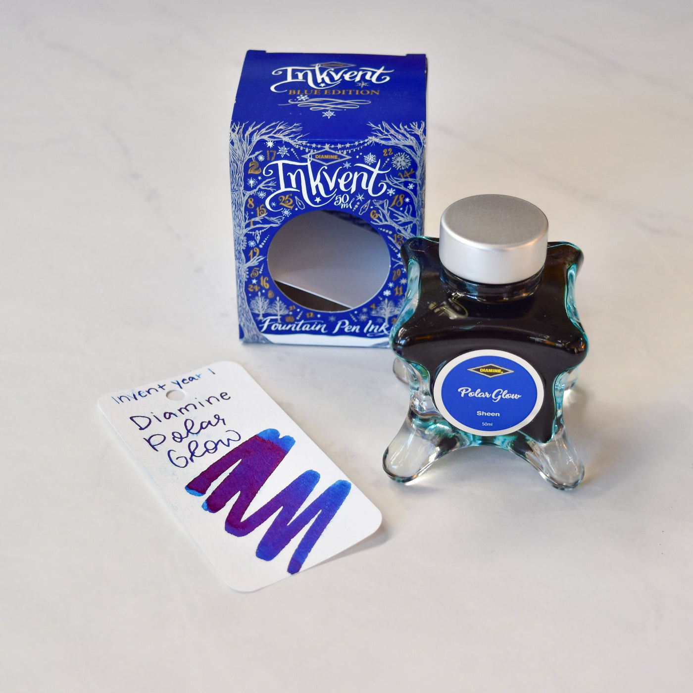 Diamine Inkvent Year 1 Polar Glow Ink Bottle