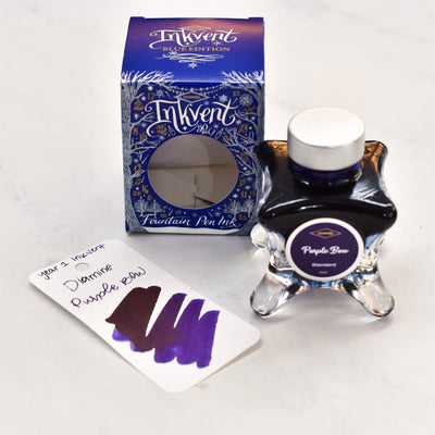 Diamine Inkvent Year 1 Purple Bow Fountain Pen Ink Bottle