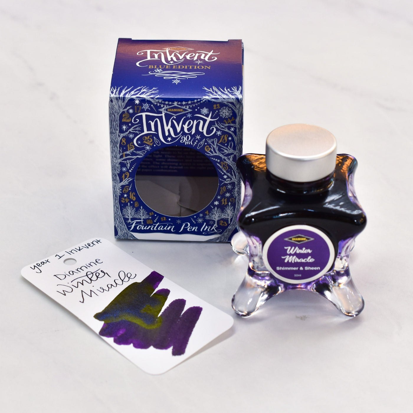 Diamine Inkvent Year 1 Winter Miracle Fountain Pen Ink Bottle