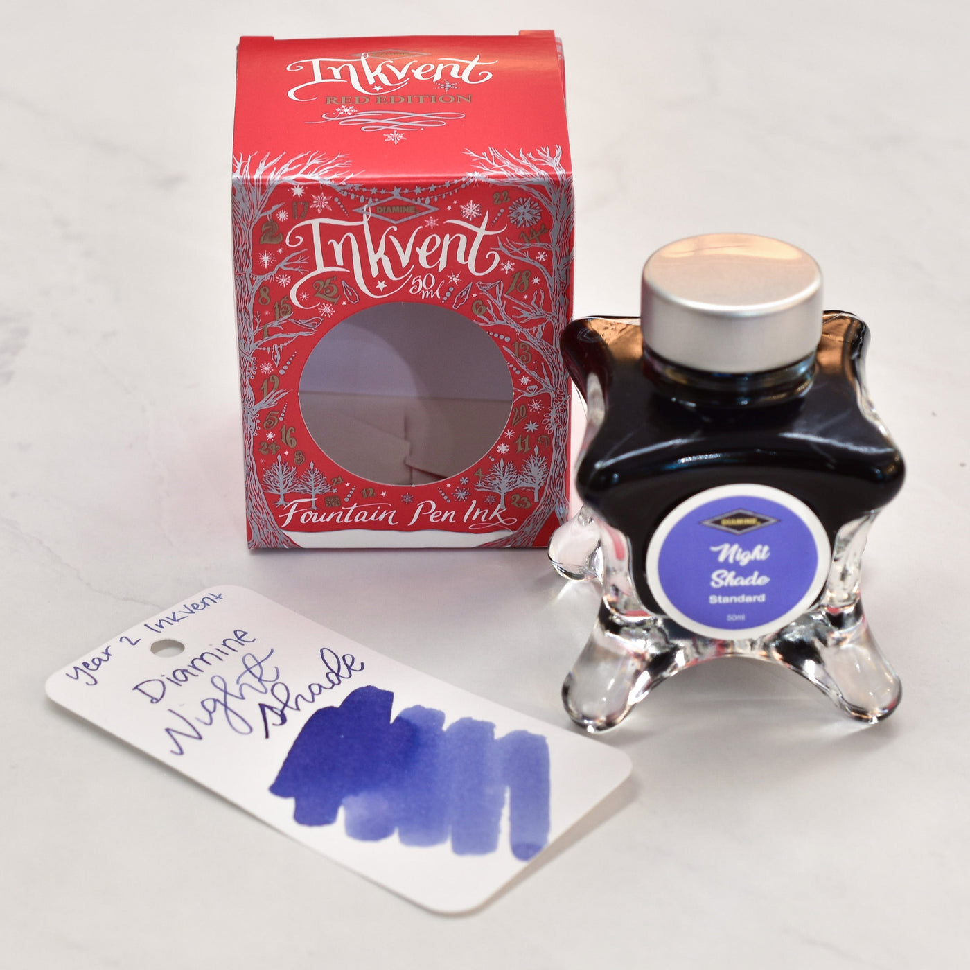 Diamine Inkvent Year 2 Night Shade Fountain Pen Ink Bottle