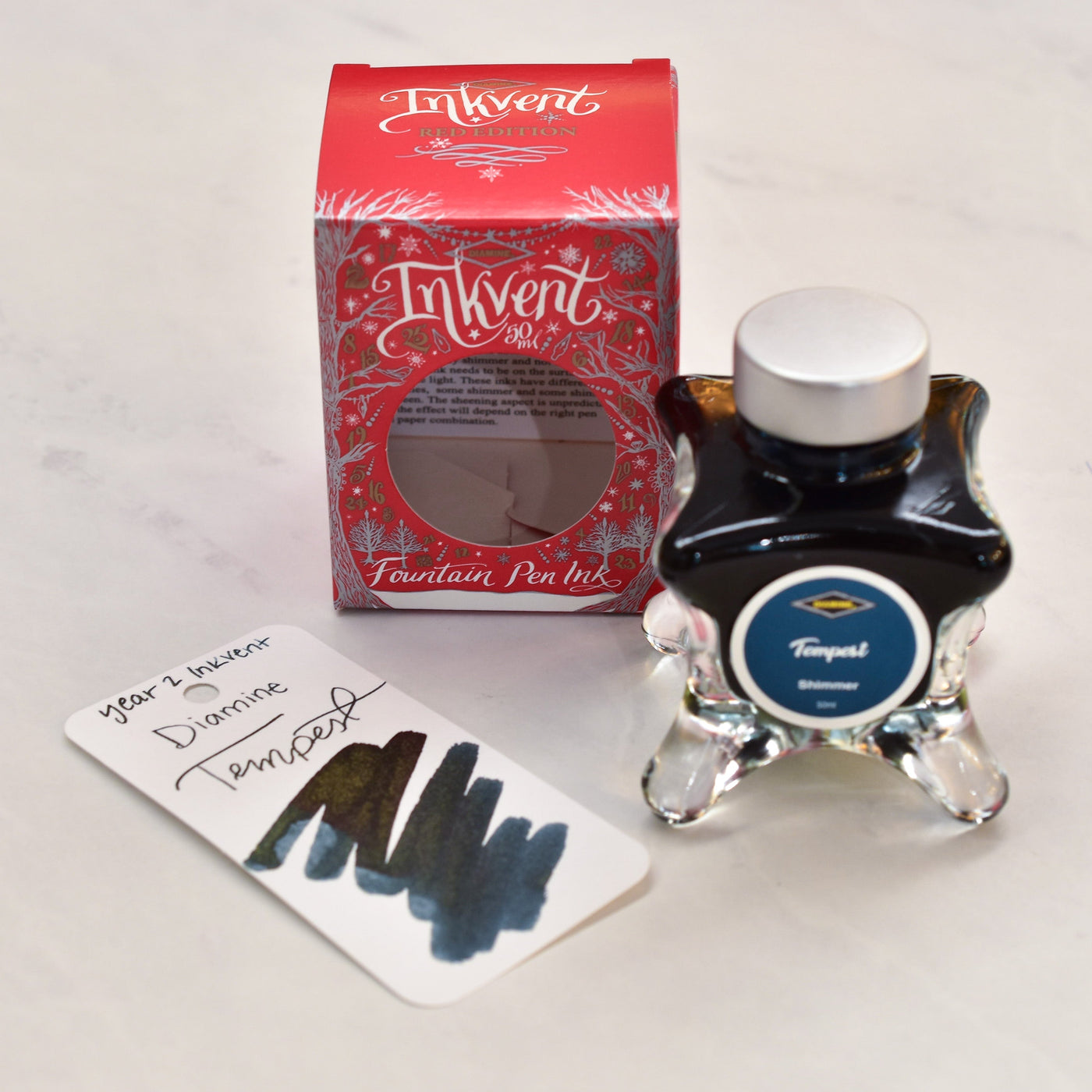 Diamine Inkvent Year 2 Tempest Fountain Pen Ink Bottle