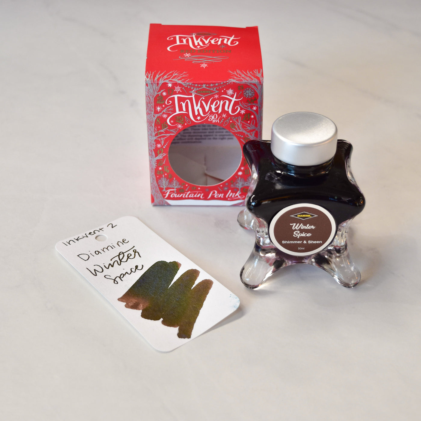 Diamine Inkvent Year 2 Winter Spice Ink Bottle