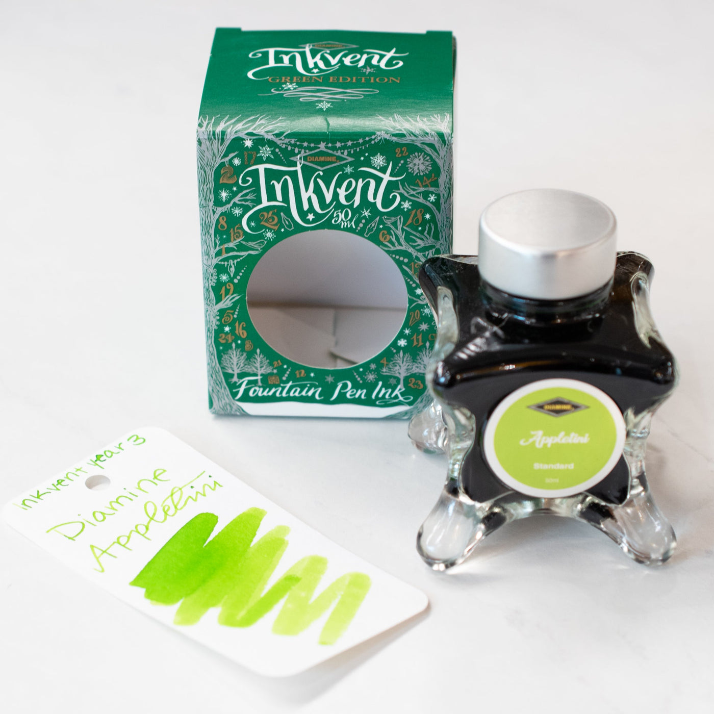 Diamine Inkvent Year 3 Appletini Ink Bottle