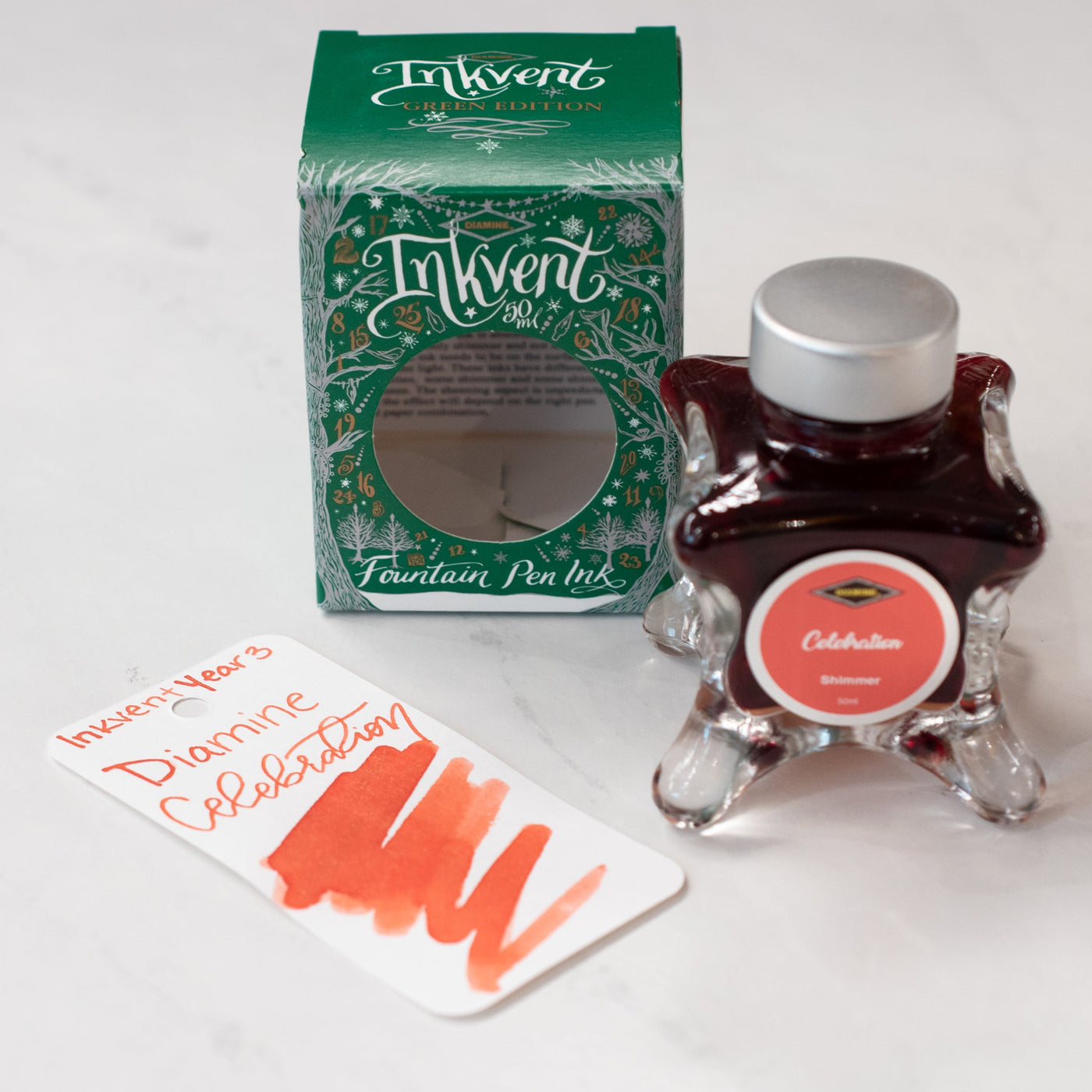 Diamine Inkvent Year 3 Celebration Ink Bottle