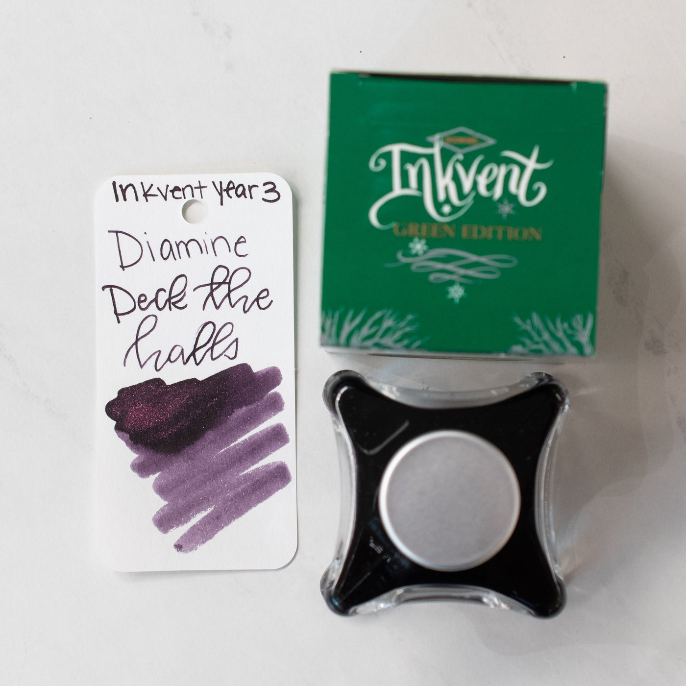 Diamine Inkvent Year 3 Deck The Halls Ink 50mL Glass Bottle