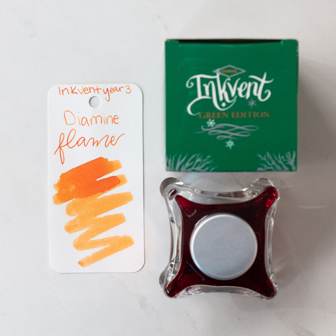 Diamine Inkvent Year 3 Flame Ink 50mL Glass Bottle