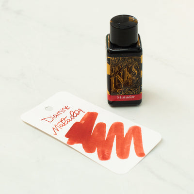 Diamine Matador Red Fountain Pen Ink Bottle