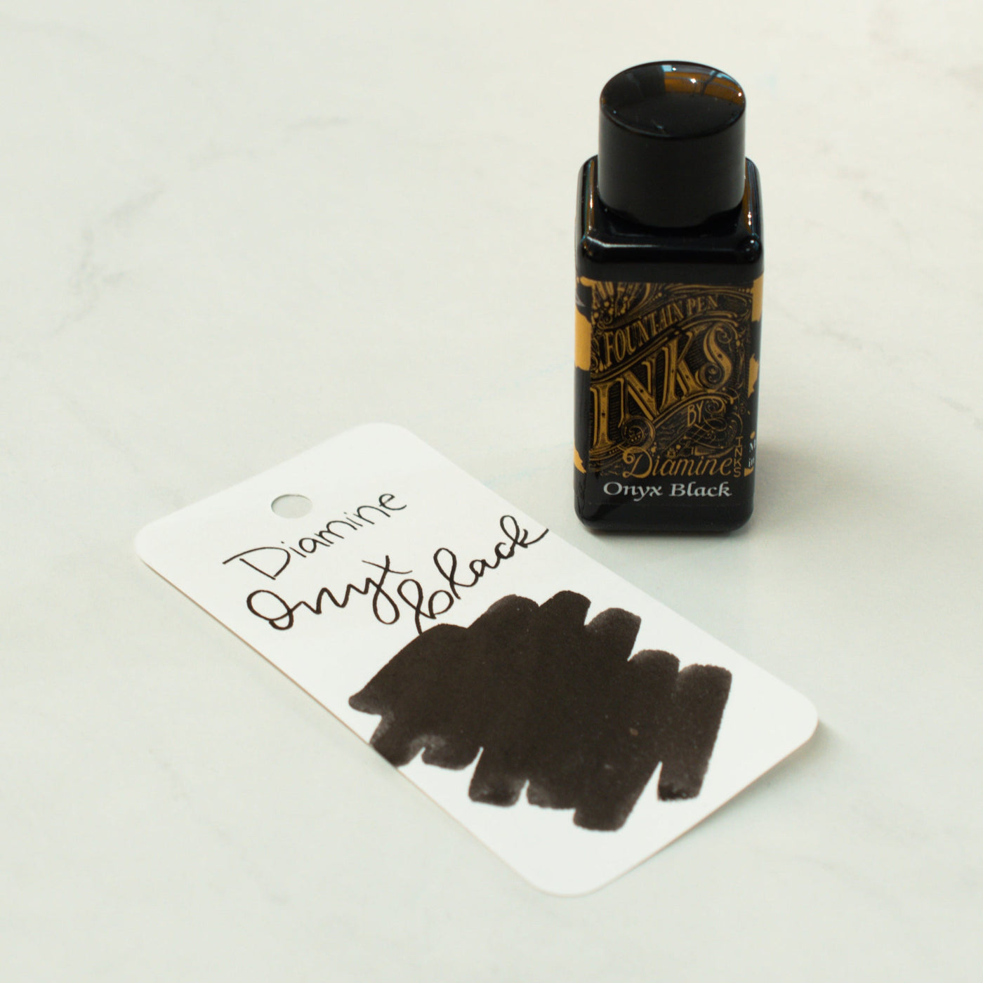 Diamine Onyx Black Fountain Pen Ink Bottle