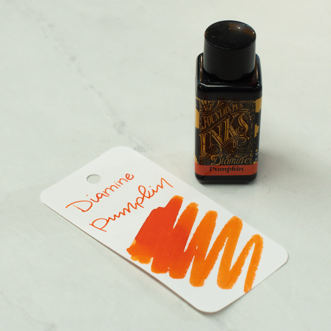 Diamine Pumpkin Fountain Pen Ink Bottle