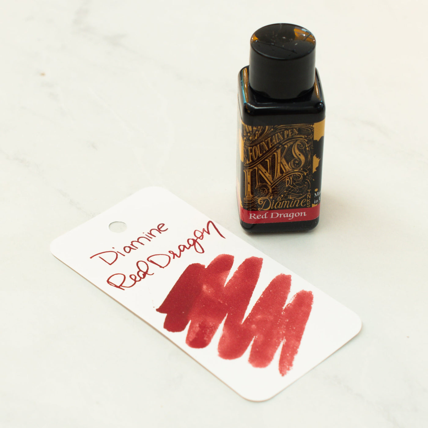Diamine Red Dragon Fountain Pen Ink Bottle