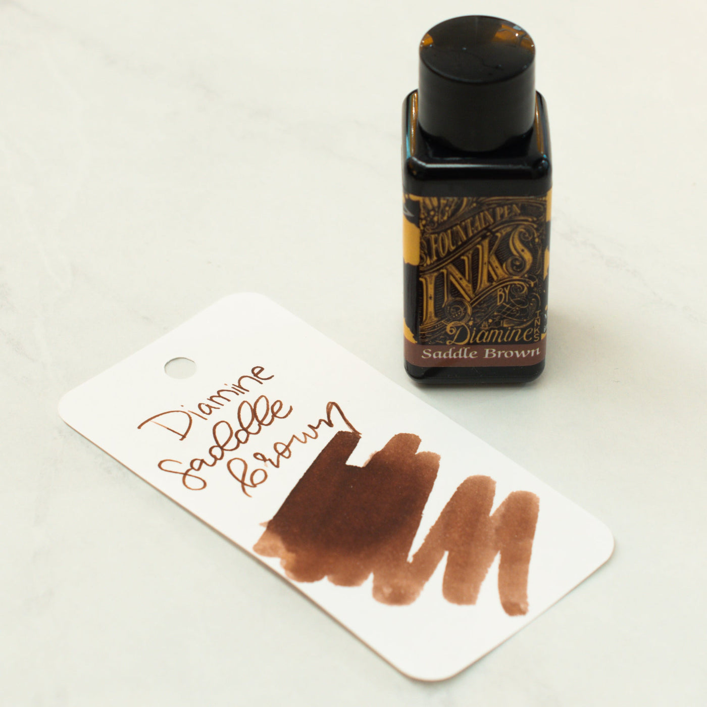 Diamine Saddle Brown Fountain Pen Ink Bottle