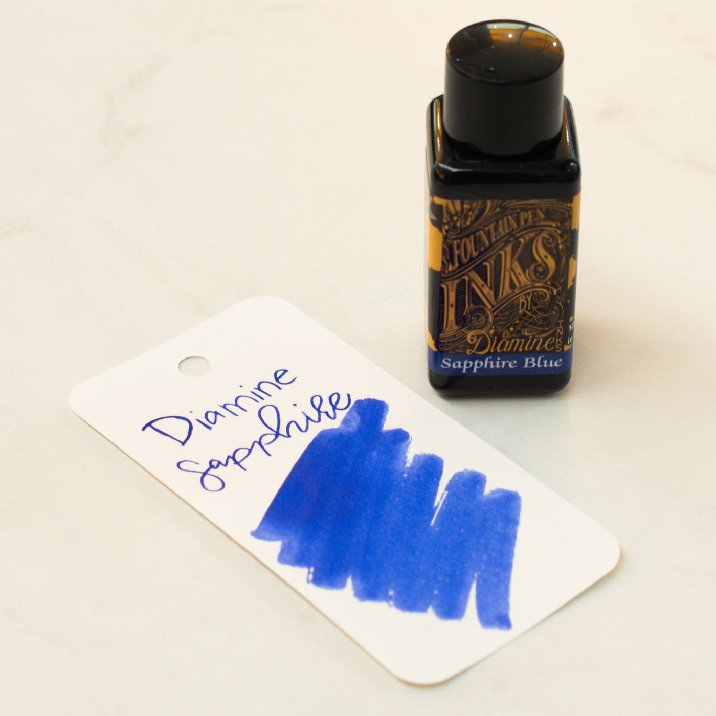 Diamine Sapphire Blue Fountain Pen Ink Bottle