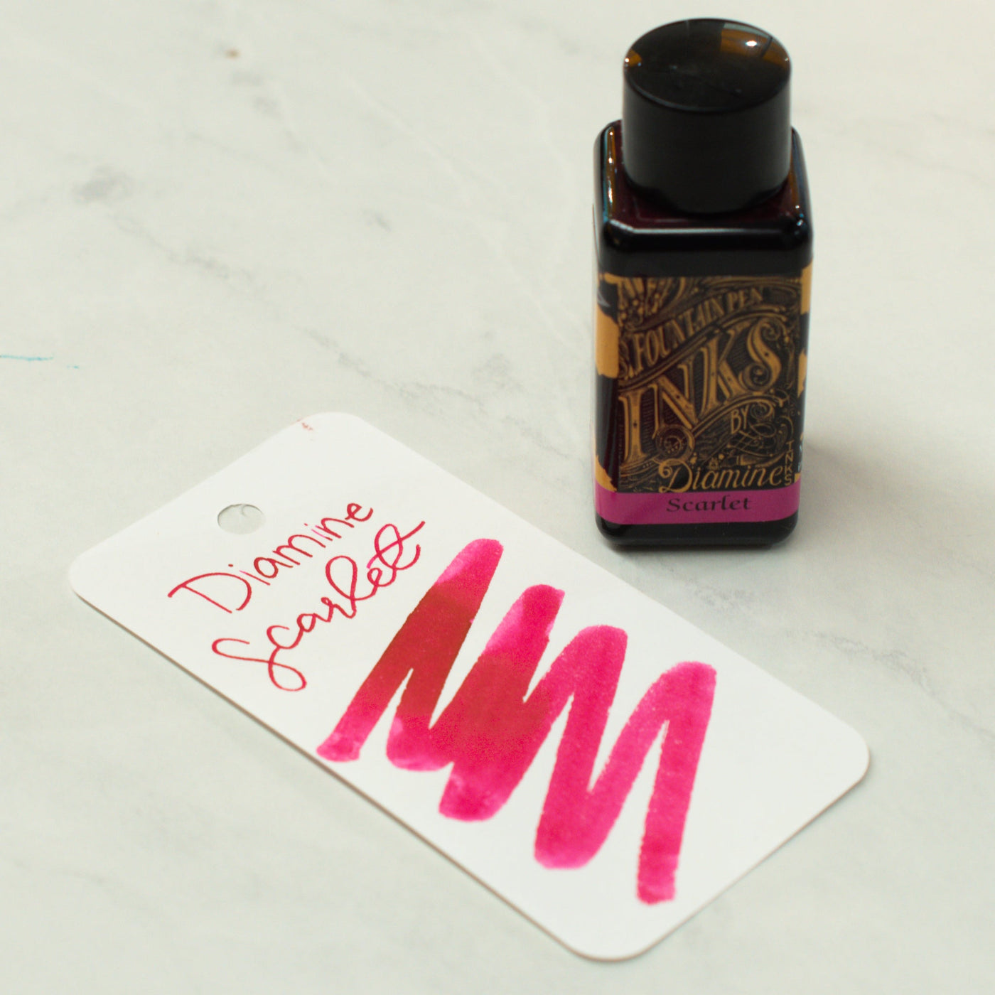 Diamine Scarlet Fountain Pen Ink Bottle