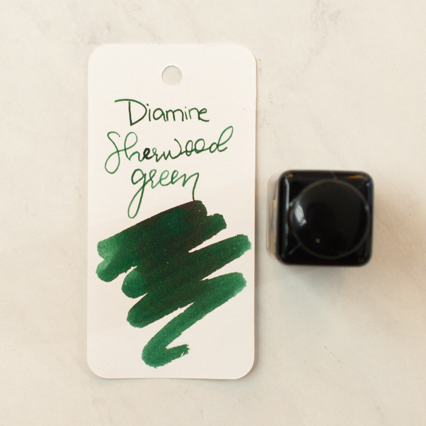 Diamine Green/Black Ink - 80 ml Bottle