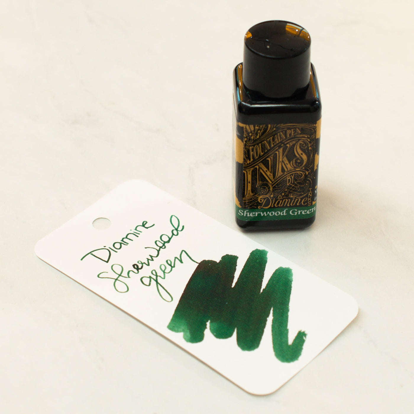 Diamine Sherwood Green Fountain Pen Ink Bottle