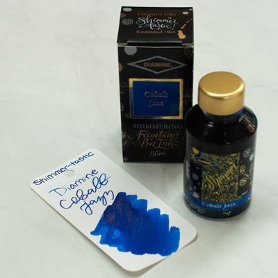 Diamine Shimmertastic Cobalt Jazz Fountain Pen Ink Bottle