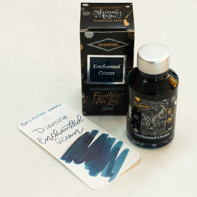 Diamine Shimmertastic Enchanted Ocean Fountain Pen Ink Bottle