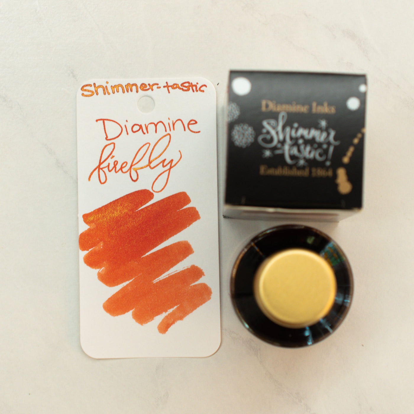 Diamine Orange Shimmering Ink