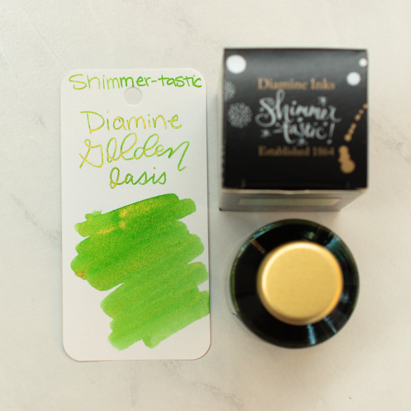 Diamine Green Shimmering Ink