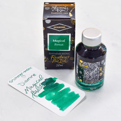 Diamine Shimmertastic Magical Forest Fountain Pen Ink Bottle