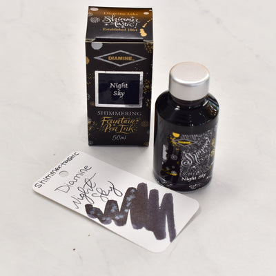 Diamine Shimmertastic Night Sky Fountain Pen Ink Bottle