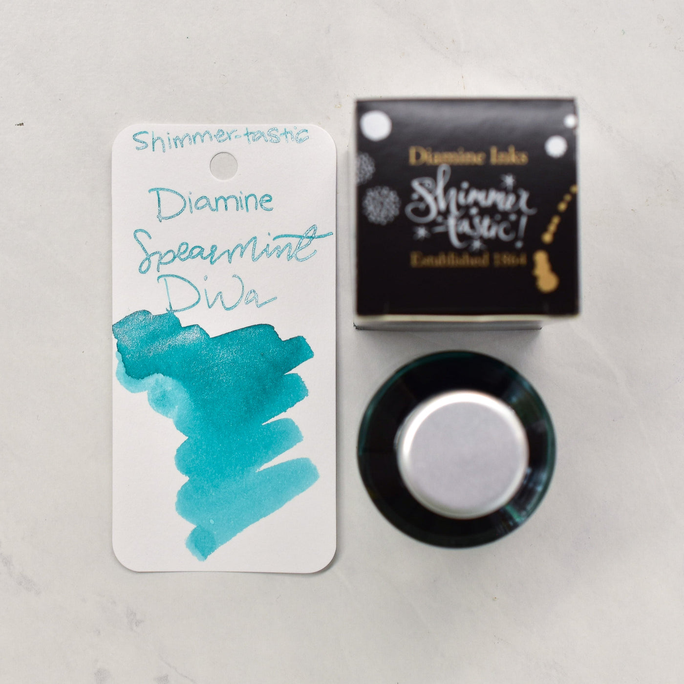 Diamine Turquoise Blue Shimmering Ink