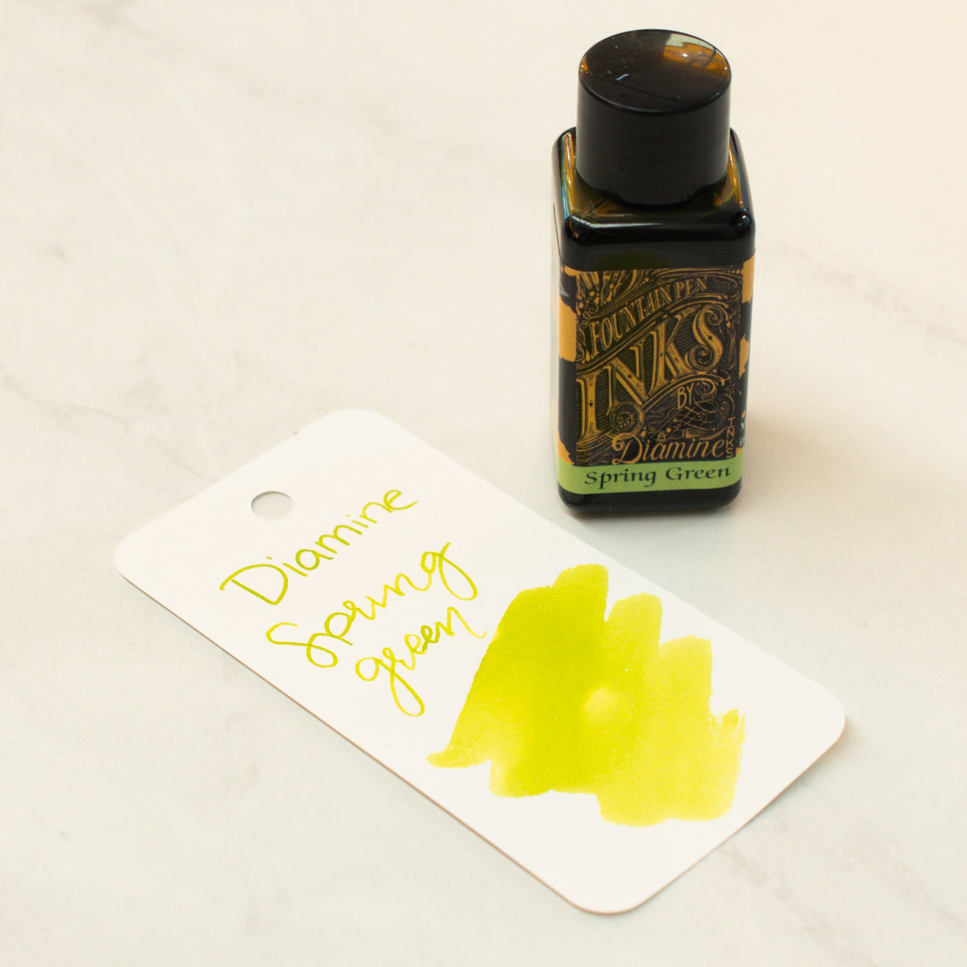 Diamine Spring Green Fountain Pen Ink Bottle