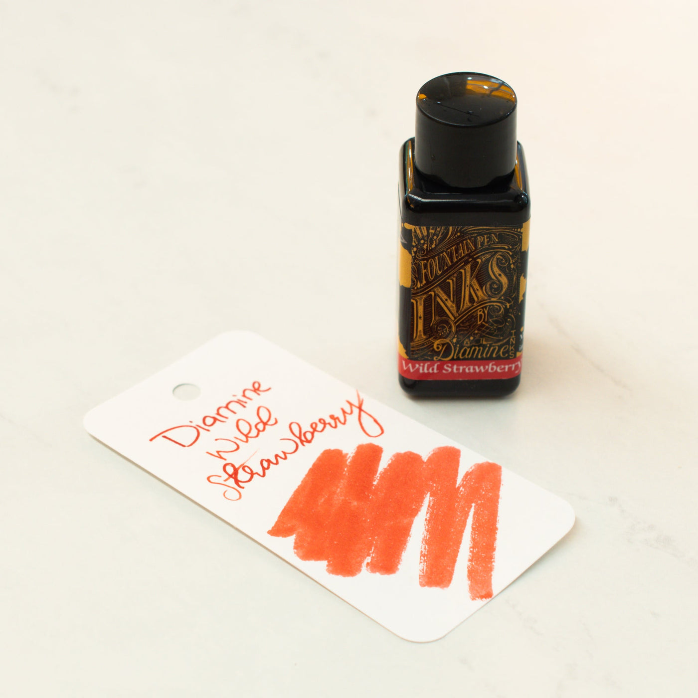 Diamine Wild Strawberry Fountain Pen Ink Bottle