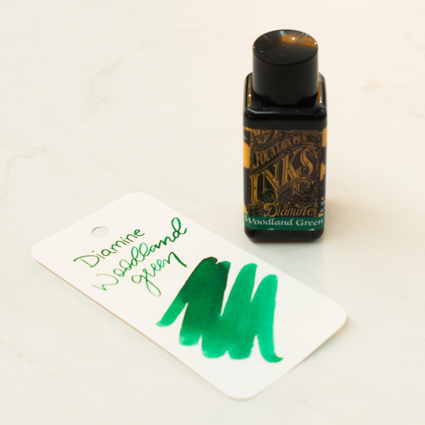 Diamine Woodland Green Fountain Pen Ink Bottle