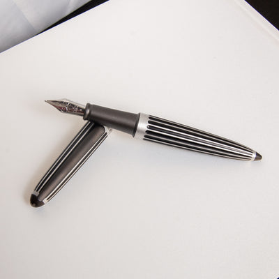 Diplomat Aero Black Stripes Fountain Pen