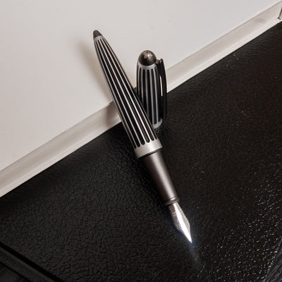 Diplomat Aero Black Stripes Fountain Pen