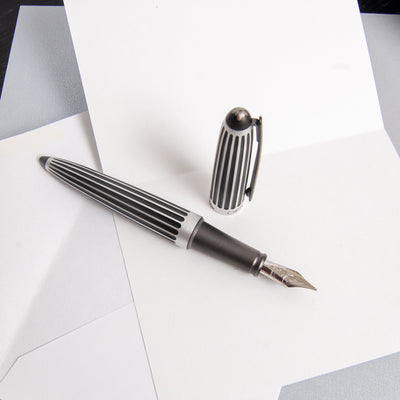 Diplomat Aero Black Stripes Fountain Pen