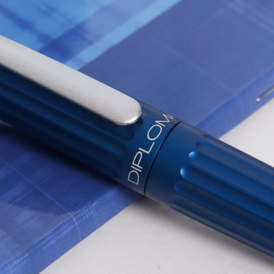 Diplomat Aero Blue Easy Flow Ballpoint Pen Center Band