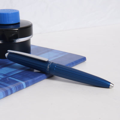 Diplomat Aero Blue Easy Flow Ballpoint Pen Closed