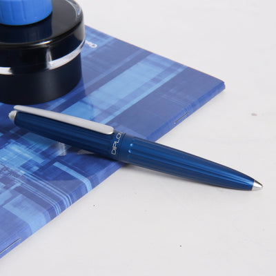 Diplomat Aero Blue Rollerball Pen Capped